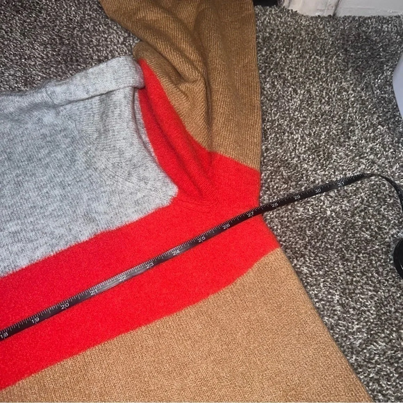 LOFT Plus Soft Pullover Color Block Sweater Size 24/26 ❤️ - Picture 6 of 10